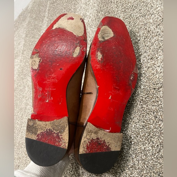 SOLD CHRISTIAN LOUBOUTIN Greggo EU 44 1/2 US 11 Brown Oxford Shoes - Picture 8 of 16